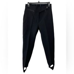Vintage Obermeyer Women’s Black Stirrup Snow Ski Pants Size 10 / 28” Waist
